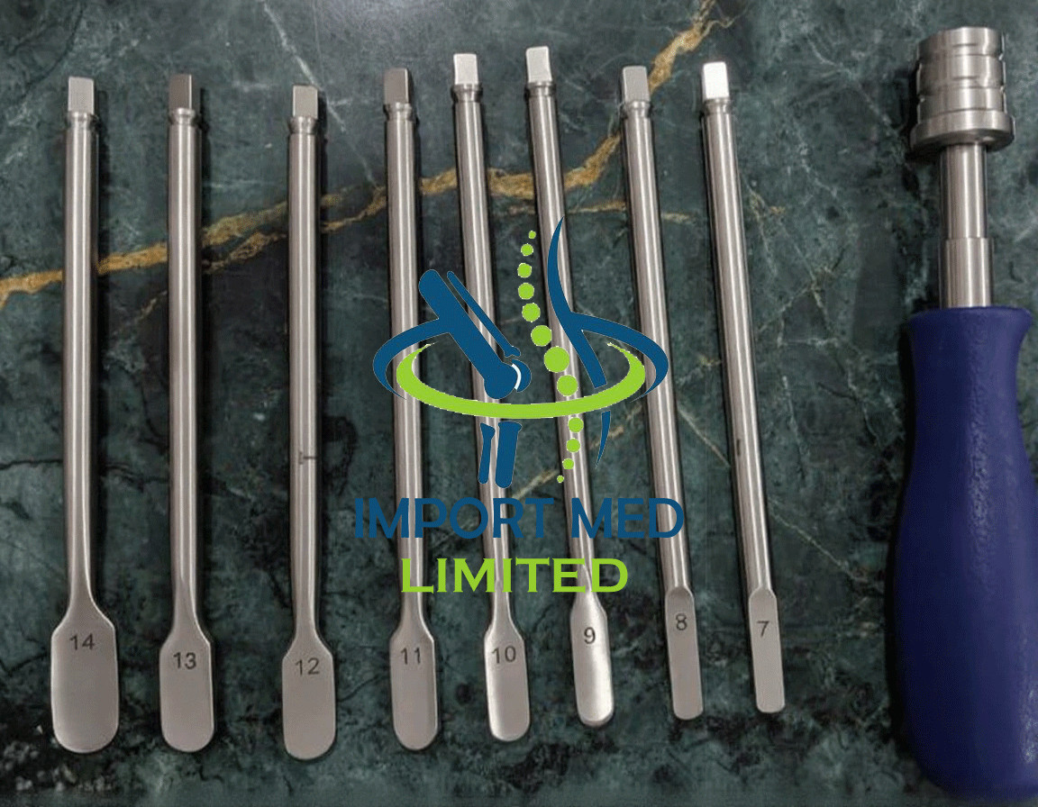 Spine Disc Distractor With Coupling Handle 7mmto14mm Surgery Surgical Instrument