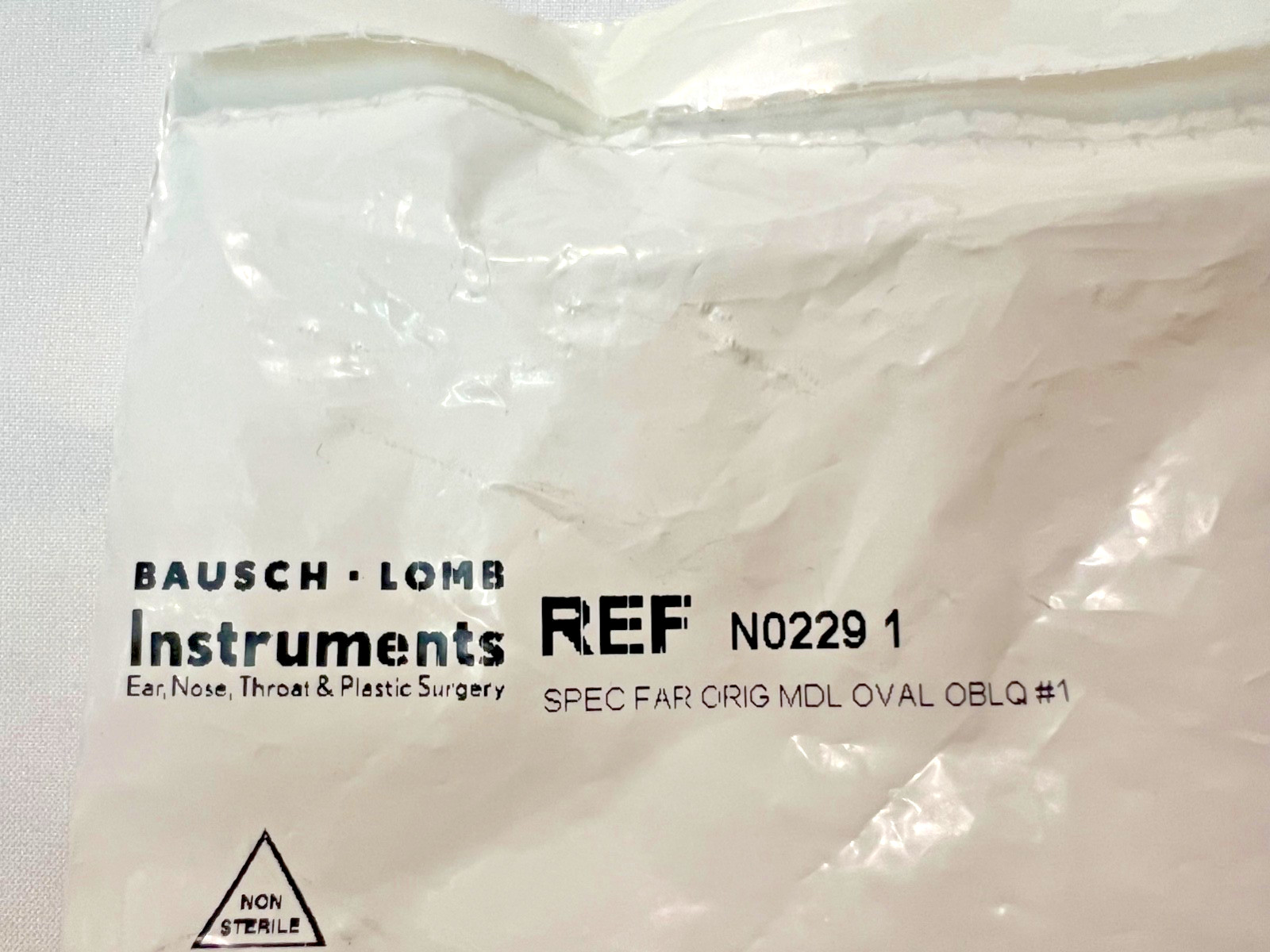 Storz Bausch & Lomb N0229 1 Farrior Speculum Original Model Oval Oblique End #1
