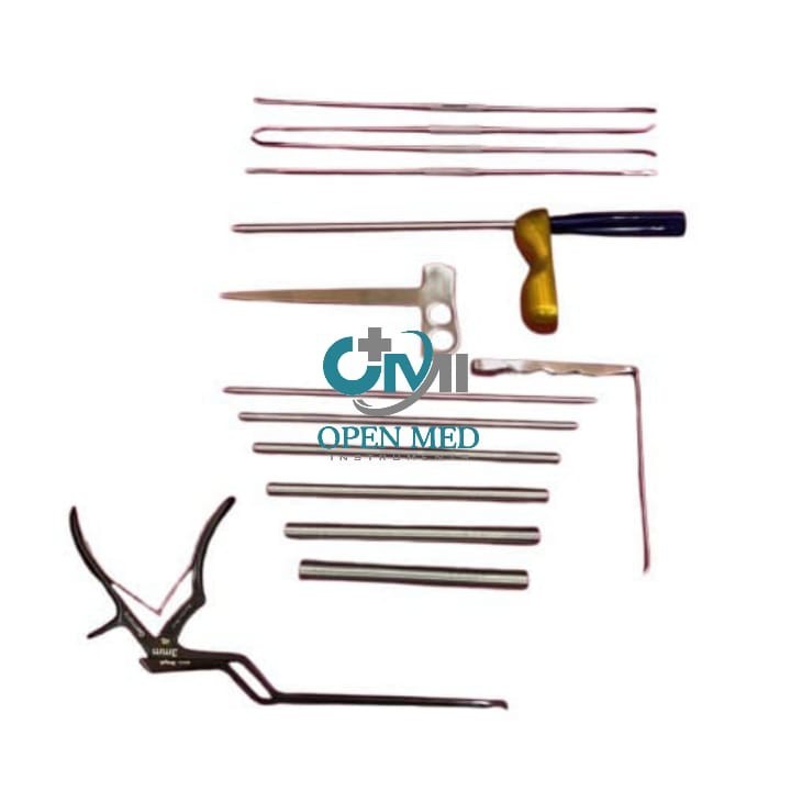 Unilateral Biportal Endoscopic UBE Spine Surgery Orthopedic Instrument Set 14 Pc