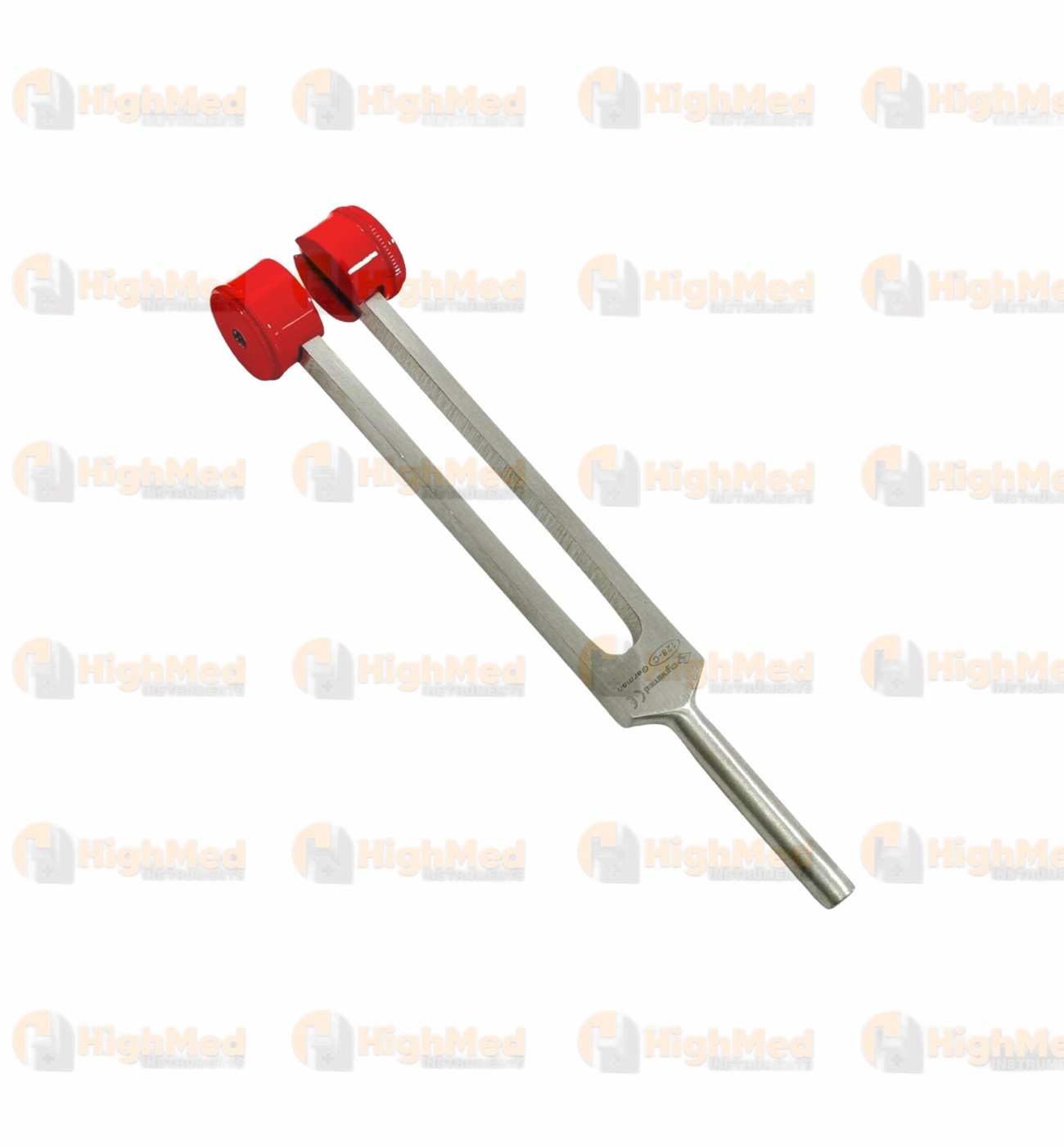 PREMIUM RED Tuning Fork With Weights – C 128 – SURGICAL MEDICAL INSTRUMENTS