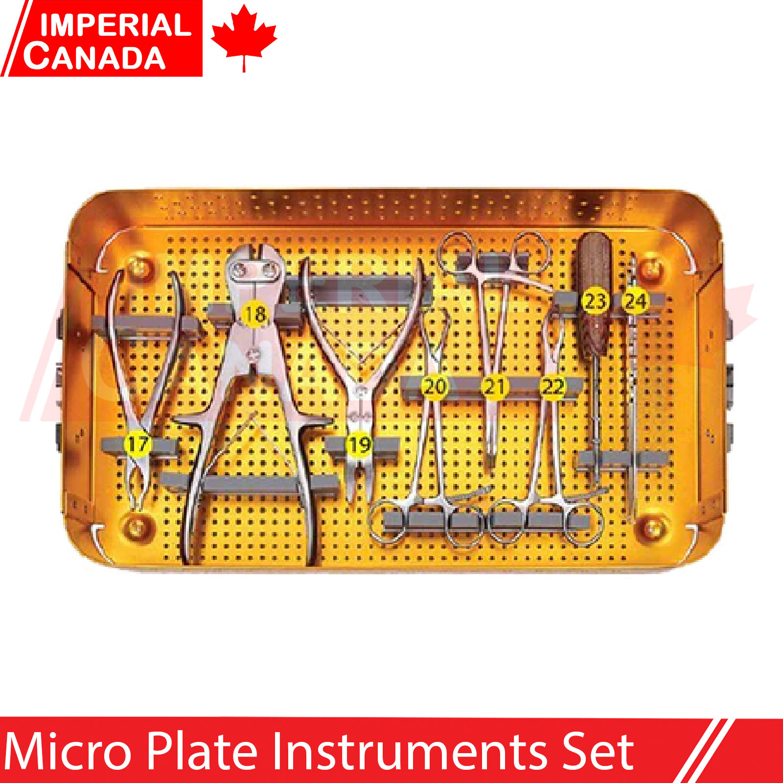 Micro Plate Instruments Set 29 Pieces