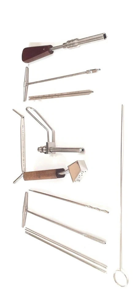Orthopedic 6.5mm Cannulated Instrument Set Of 10 pices