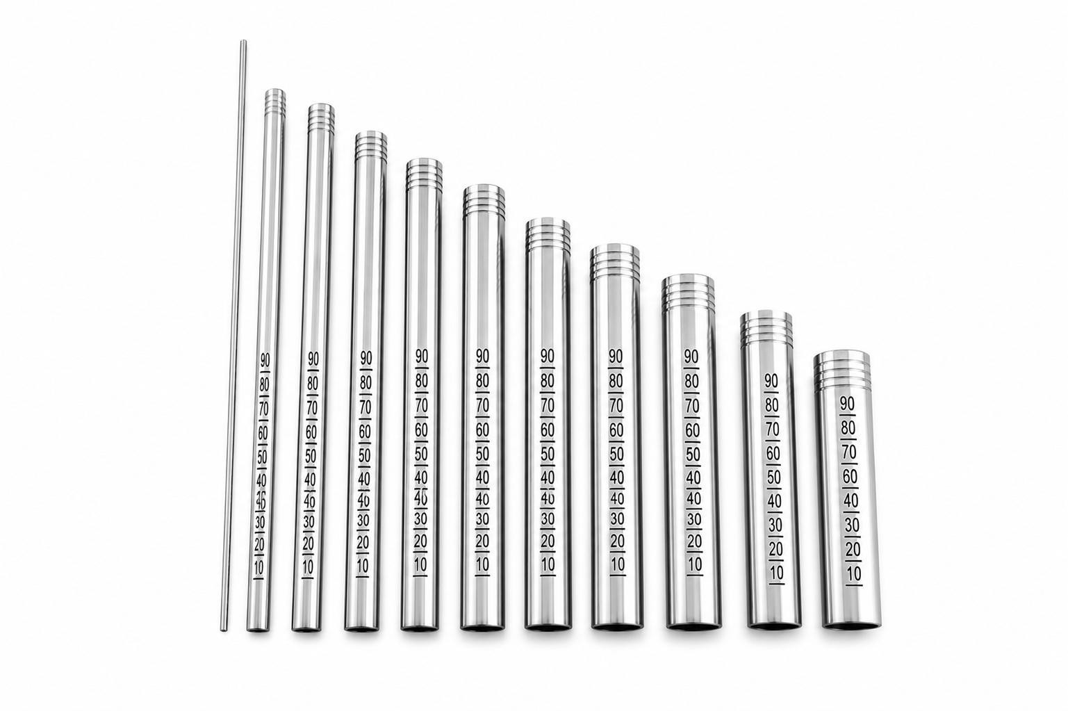 MIS Tubular Retractor Dilators + Neupsy Keys Silver 22-24 mm Surgery Instrument