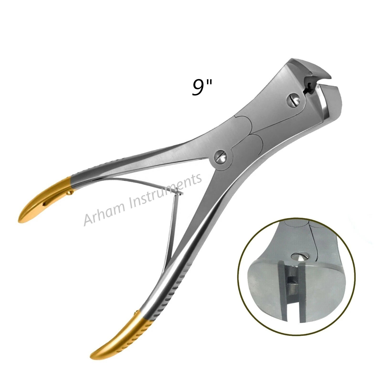 9″ TC Cannulated PIN & WIRE Cutter GOLD End Orthopedic Instruments