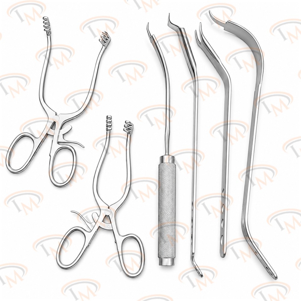 Orthopedic Basic Anterior Approach Instrument Set Lot of 6 Pcs