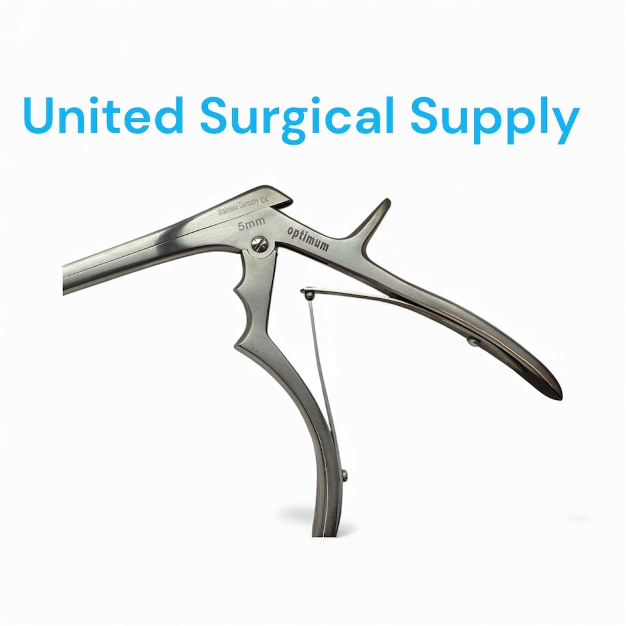 Kerrison Rongeur 5mm Surgical Instrument Stainless Steel German Optimum