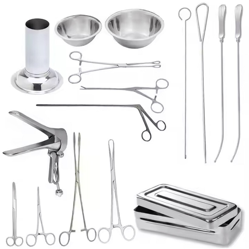 IUD Intrauterine Device Surgery, Set Surgical Instruments 16 Pcs