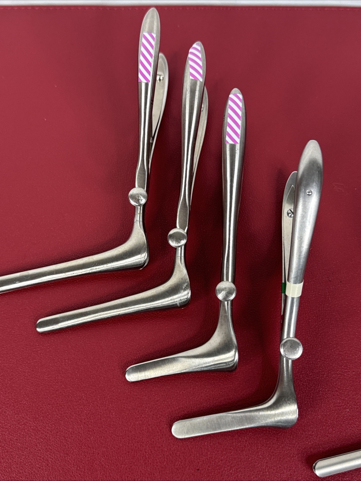 Vintage lot of 12 Stainless Steel Nasal Speculum ENT, XOMED Mueller ESI Storz