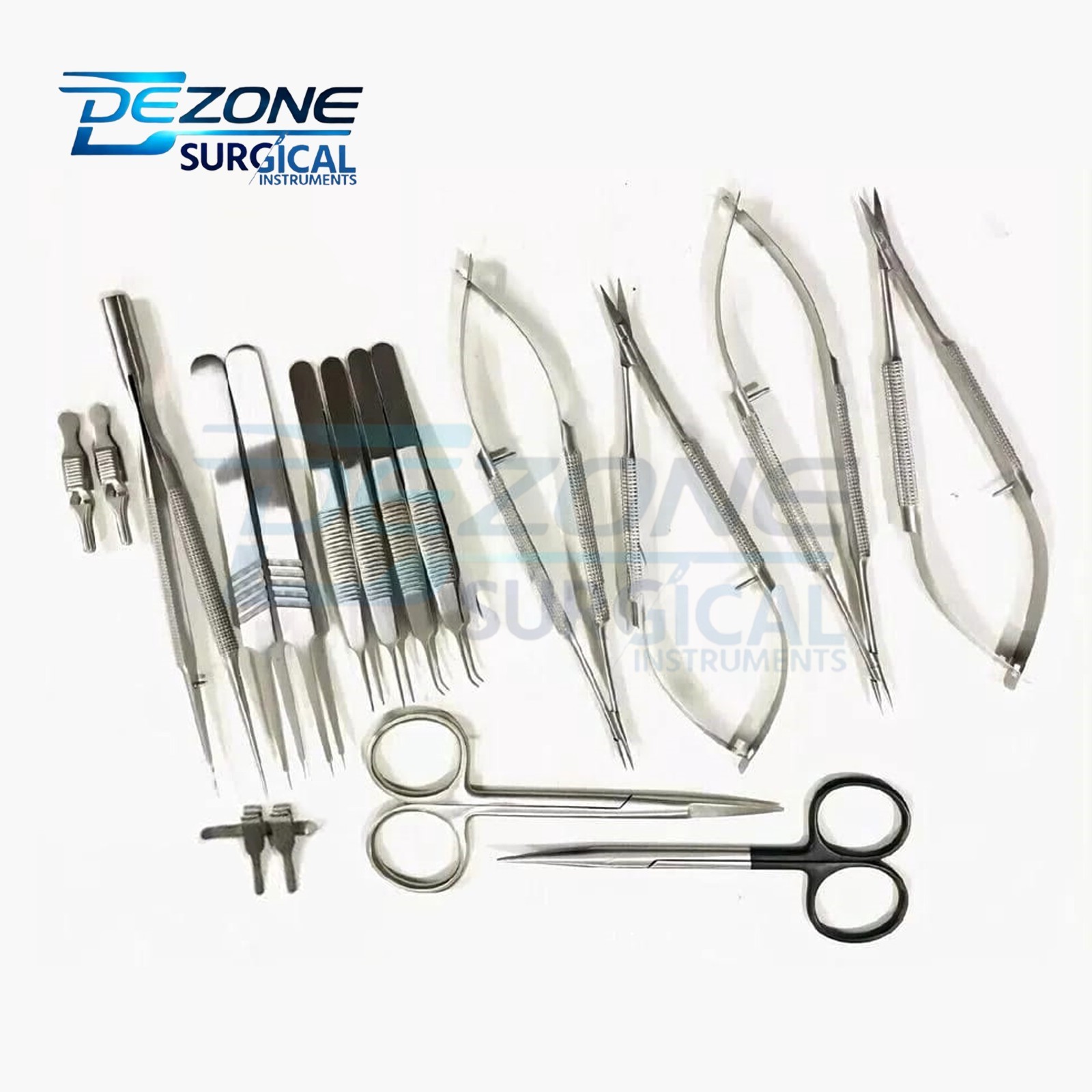 Hand Surgery Basic 17 PCS Set of Micro Surgical Instruments Stainless steel