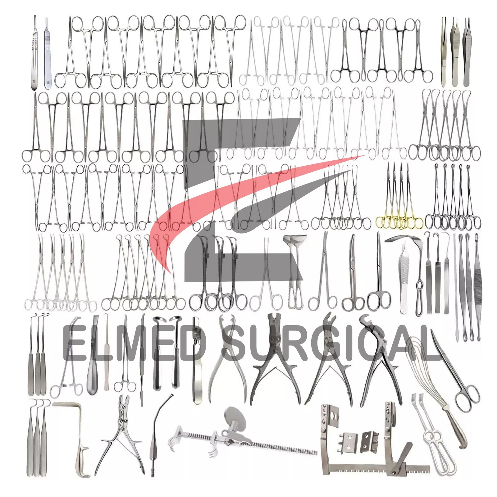 Thoracotomy Medium Set 140 Pcs Basic Operations Chest Major Minor Surgery Tools