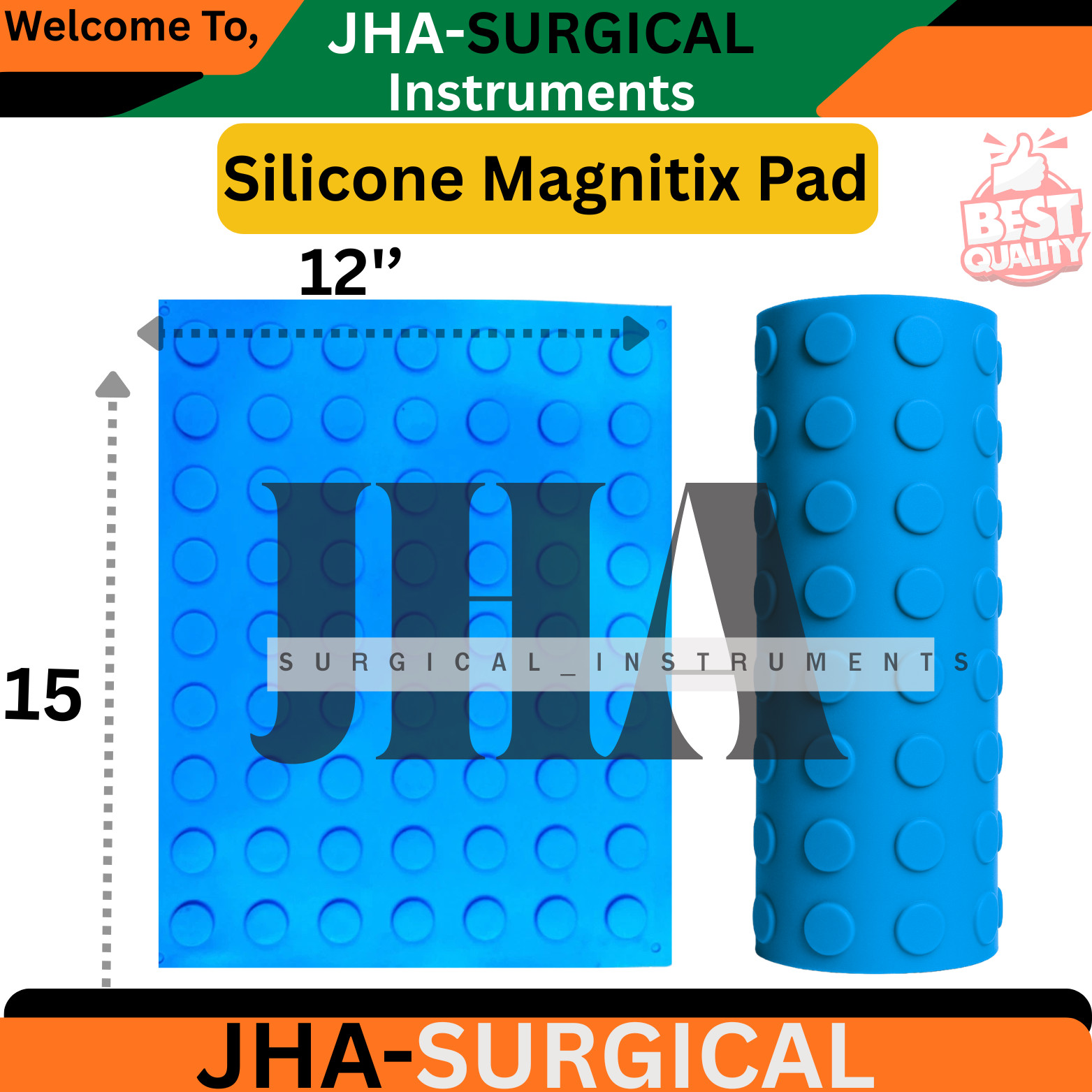 Autoclavable Surgical Magnetic Mat Non Slip & Flexible Magnetic Instrument Pad