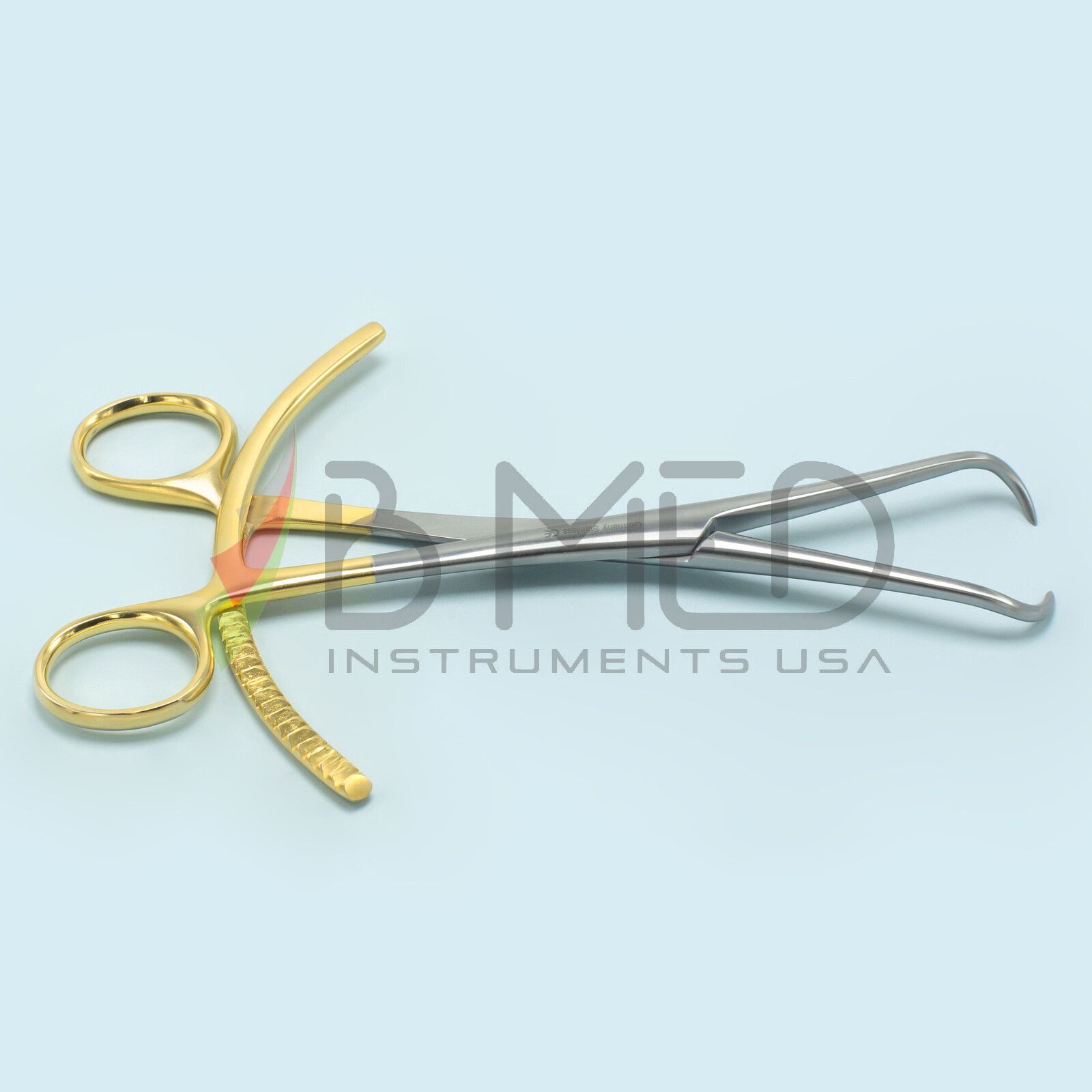 OR Grade Bone Reduction Forceps 8″ Double Ratchet Orthopedic Instruments