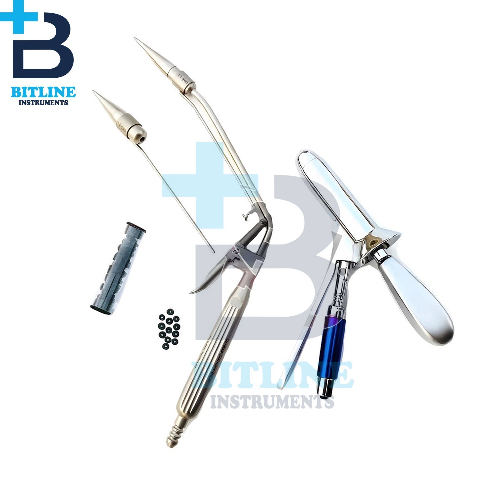 Hemorrhoid Suction Ligator with Proctoscope Anoscope Best Surgical Instruments
