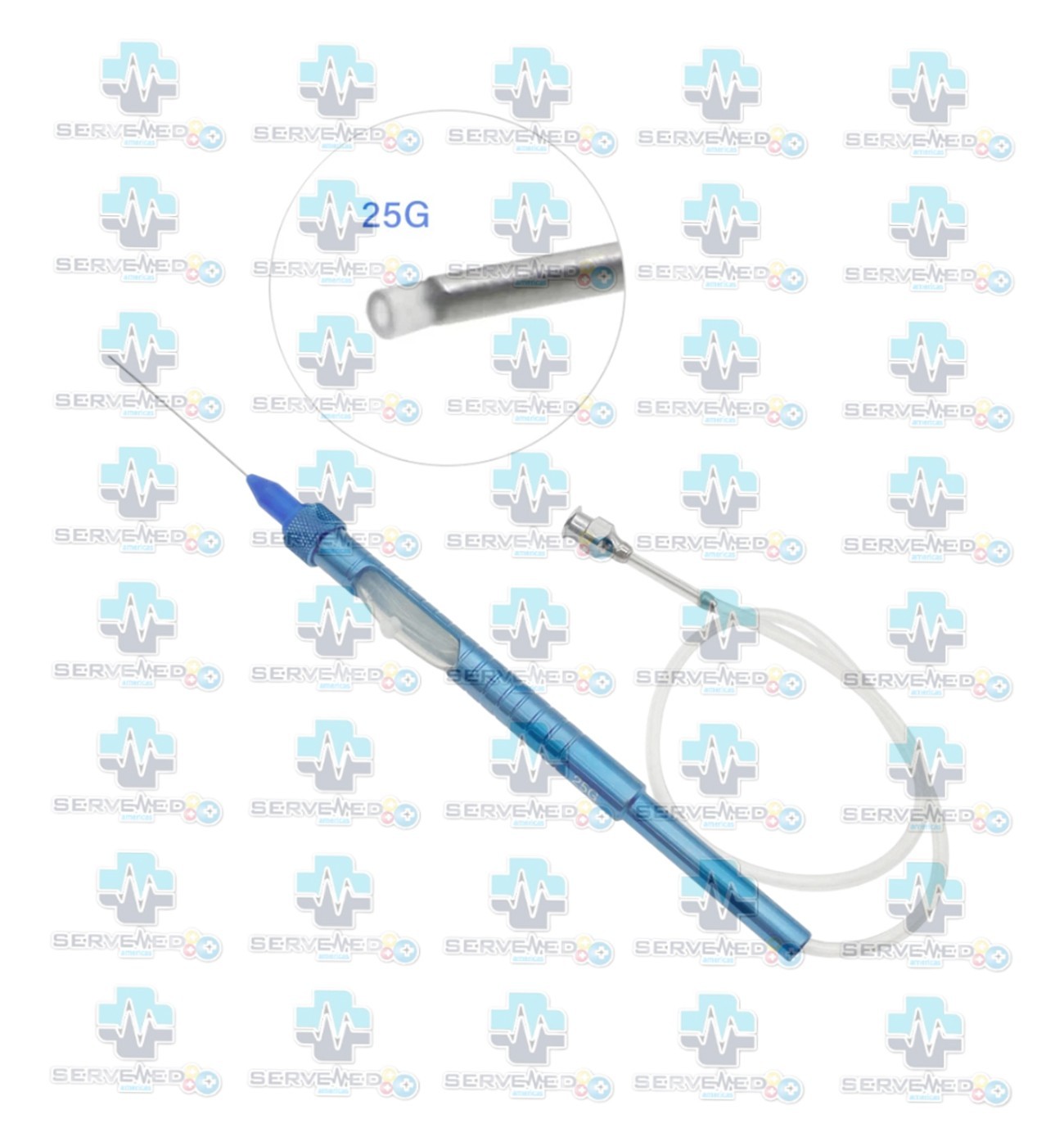 Ophthalmic Handle 23G 25G Irrigation Aspiration Handpiece Backflush Handle