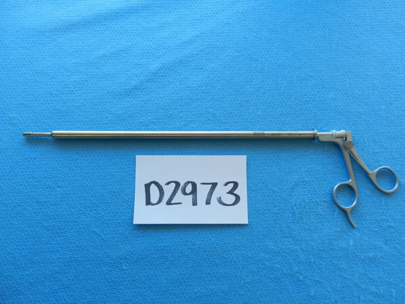 D2973 Solos Surgical 10mm 33cm Grasping Forceps GS1200