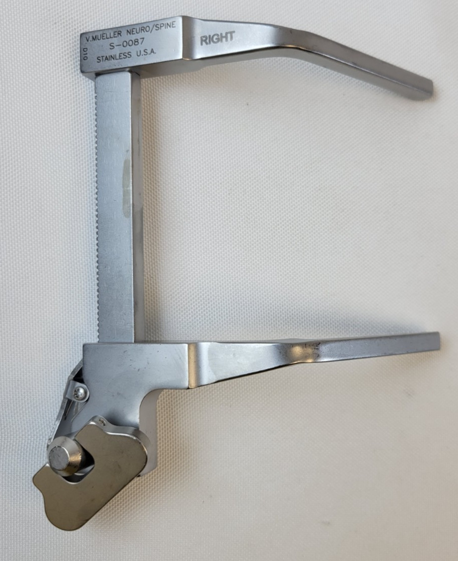 V. Mueller S-0086 & S-0087 Shadow-Line Spinal Distractor Set, Right & Left