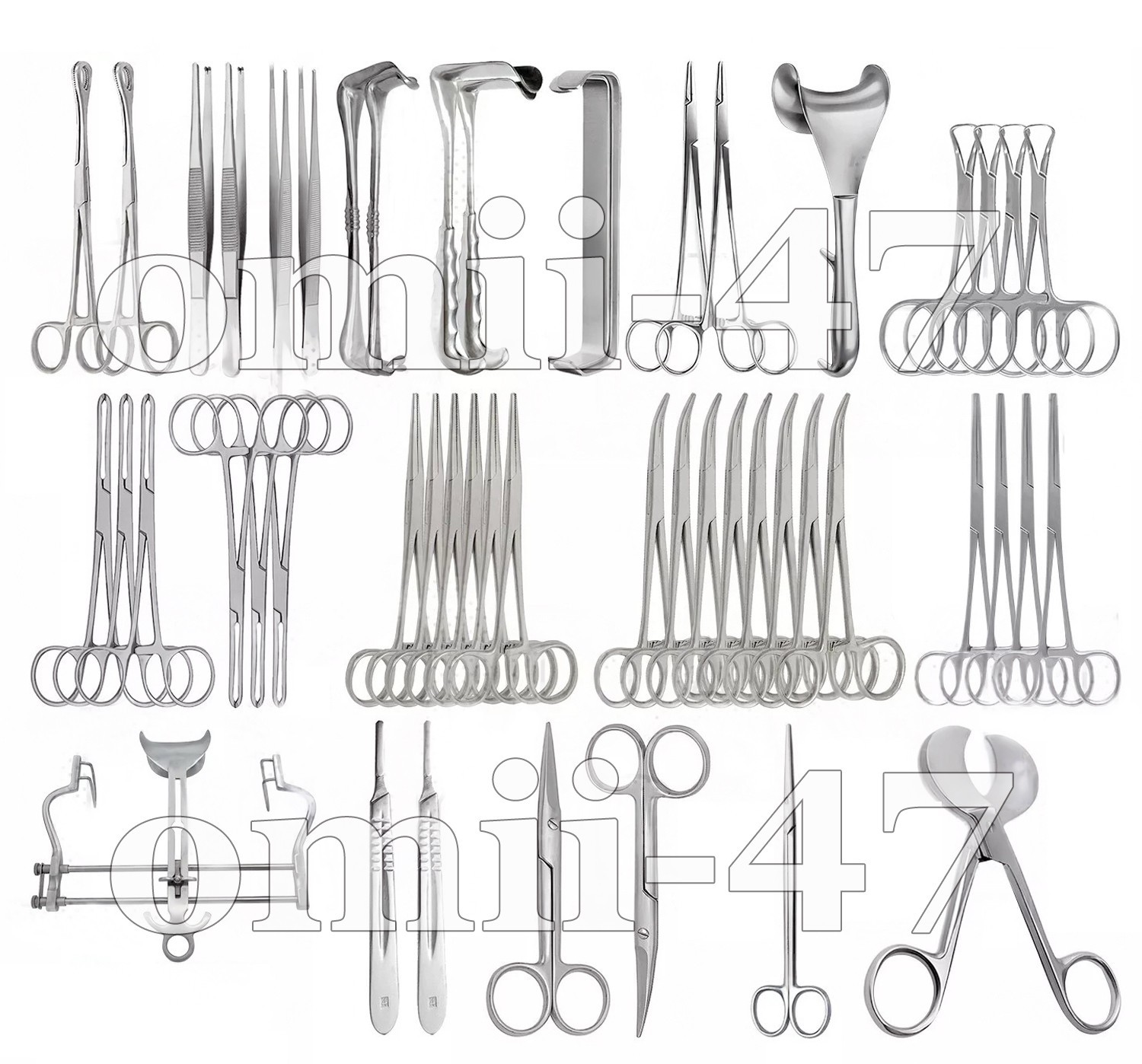 50 Pcs Custom C-Section Surgical Instruments Set German Grade New