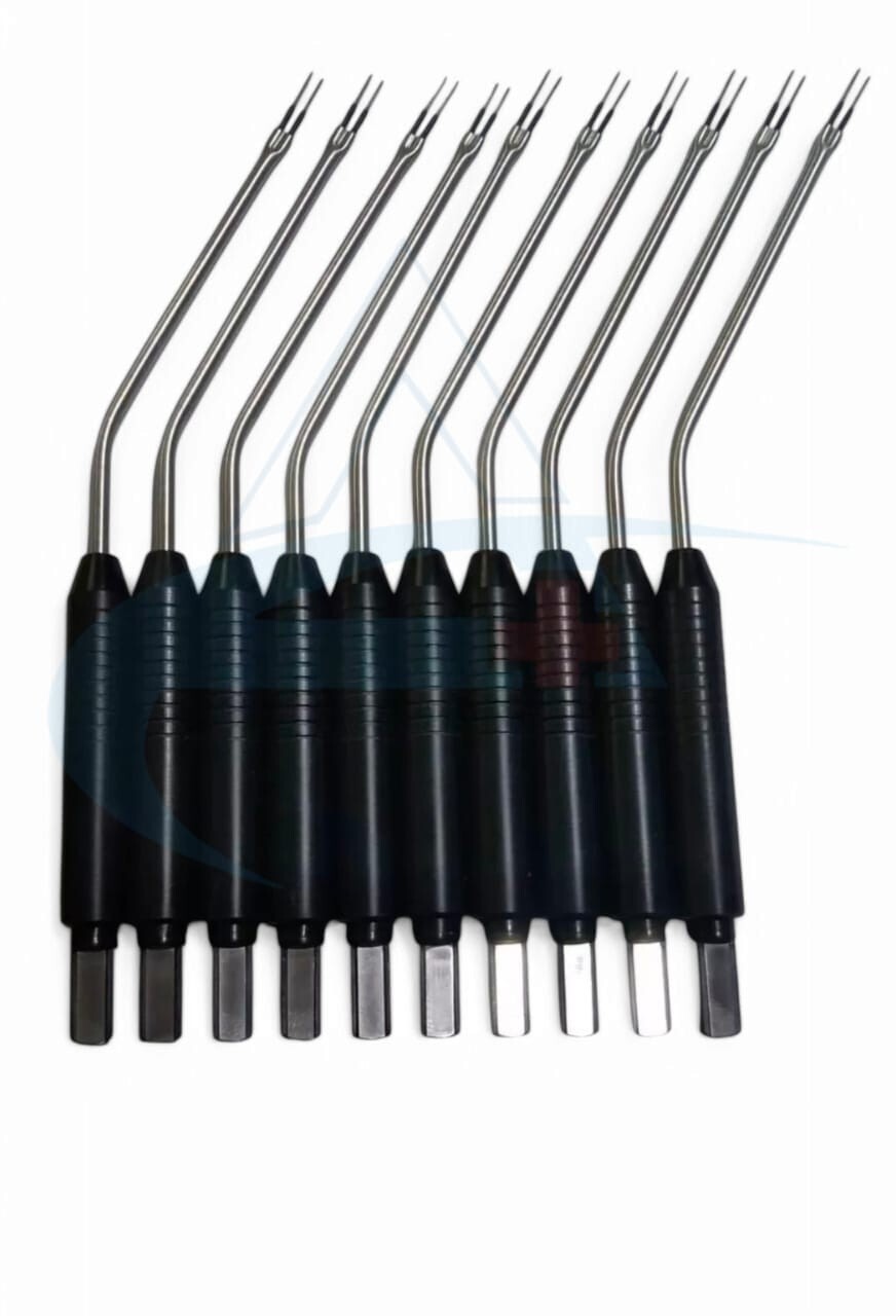 10 Pieces Nasal Bi Turbinate Probe 17.5CM Electro Surgical ENT Surgery Bipolar