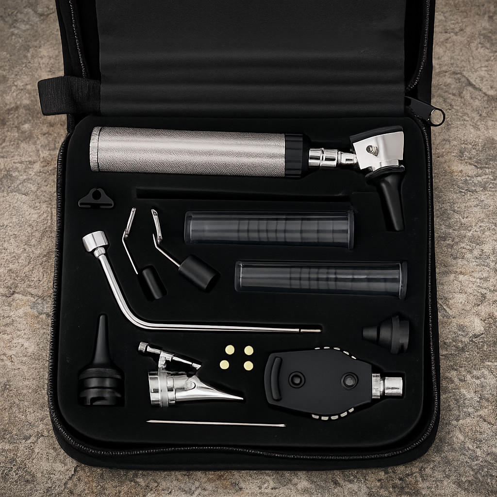 ENT Diagnostic set – Ophthalmoscope Otoscope Nasal Medical examination