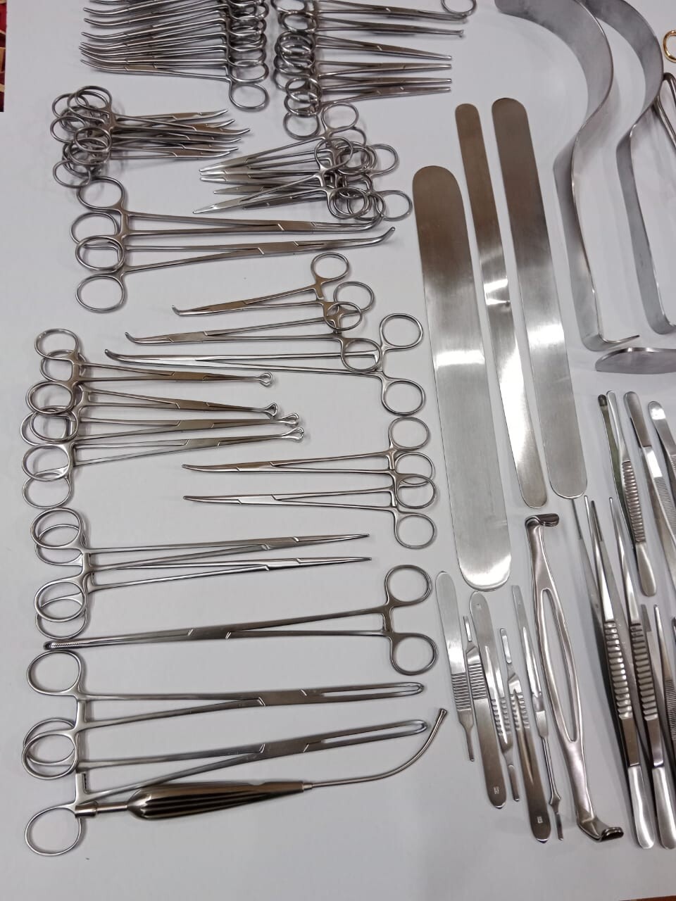 Basic Laparotomy Set 104 Pcs Surgical Instruments Surgery Medical Abdominal Gold