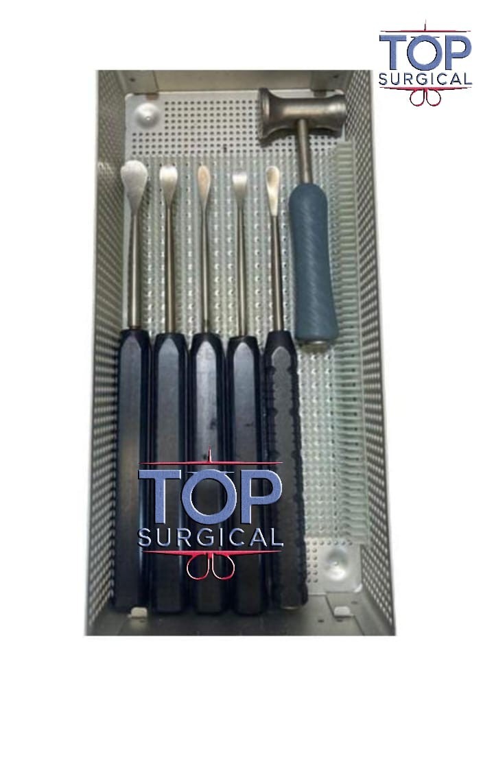 Cobb Elevator Set of 6 Pcs Spine Surgical orthopedic instruments black color