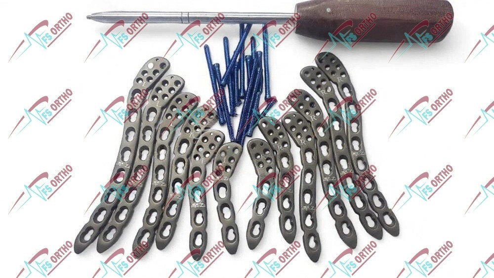 Distäl Humërus Locking Plate with Support (4-10H) L&R & 3.5mm Screws 126 Pcs TT5
