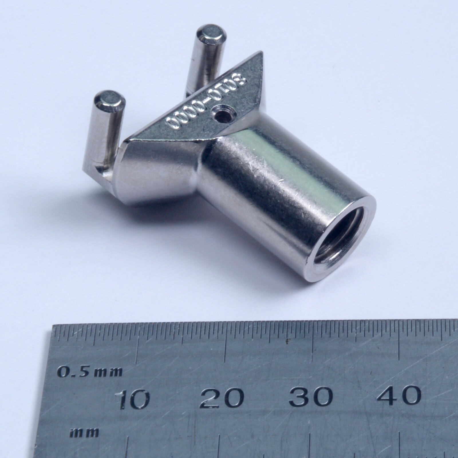 Howmedica #8010-0000 Scorpio Impactor Extractor Adapter 1¼” Stainless Surgical