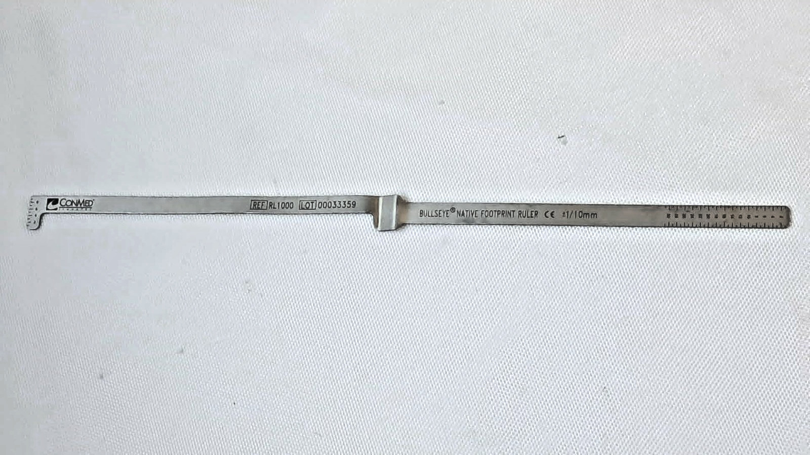 ConMed RL1000 Bullseye Native Footprint Ruler