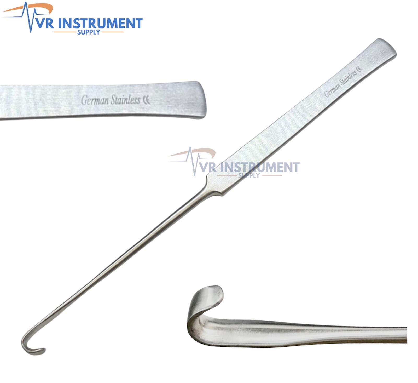 Spay Snook Hook 8″ Veterinary Surgical Instruments German Stainless Steel