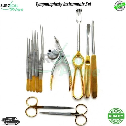 Tympanoplasty Instruments Set of 30 Pcs ENT Micro Ear Surgery German Quality