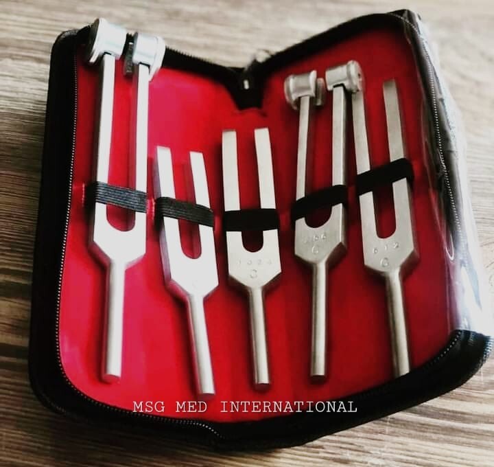 Professional Best Quality Surgical ENT Tuning Fork Kit Best Offer Set
