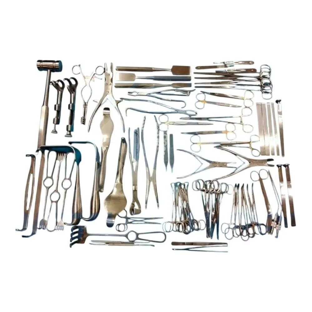 74pcs German Stainless Steel Instrument Set Manual Precision Tool Kit