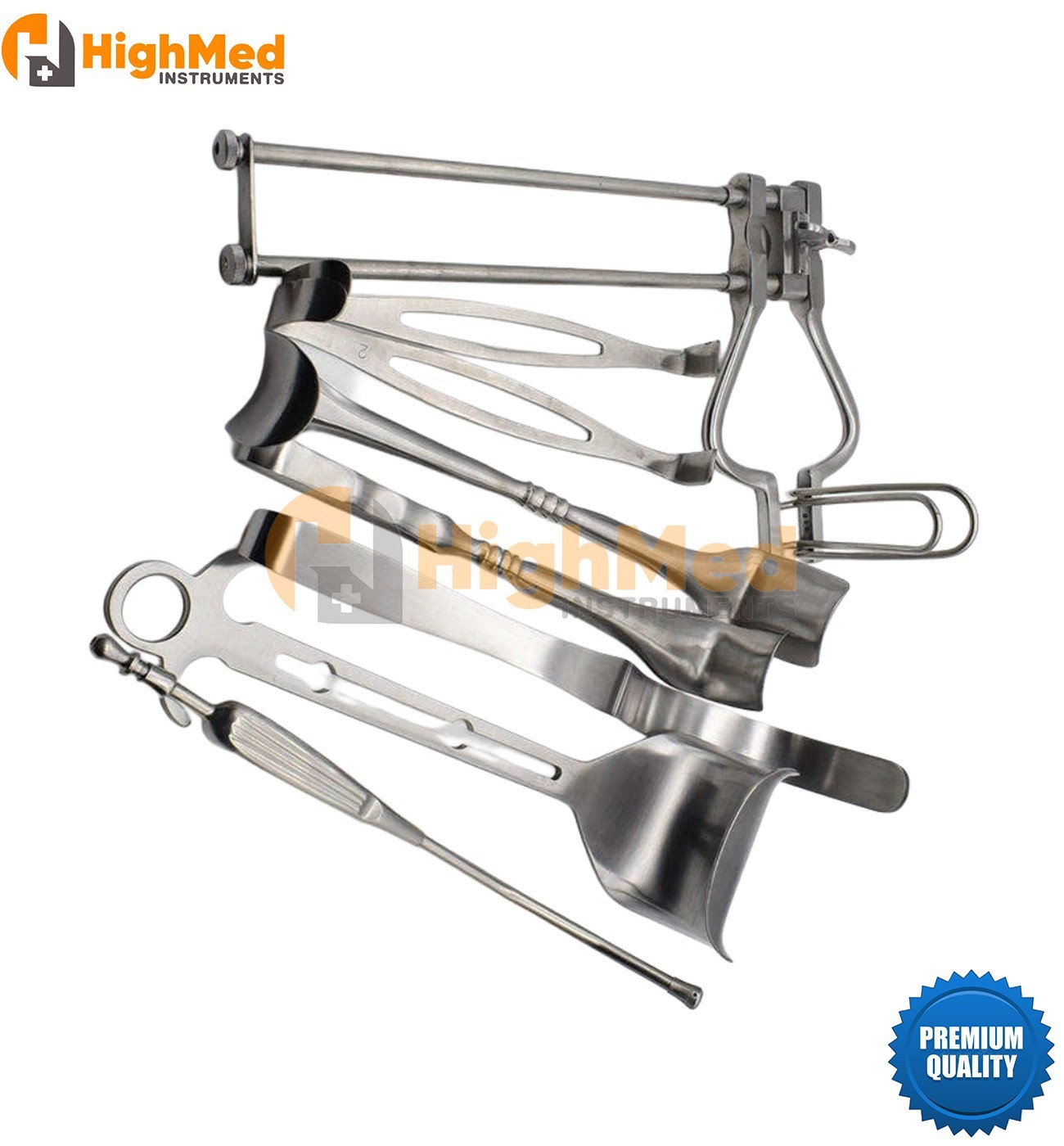 Basic Vagina Surgical Instrument Set 7 Pcs Kit Gynaecology Exam Instruments Set