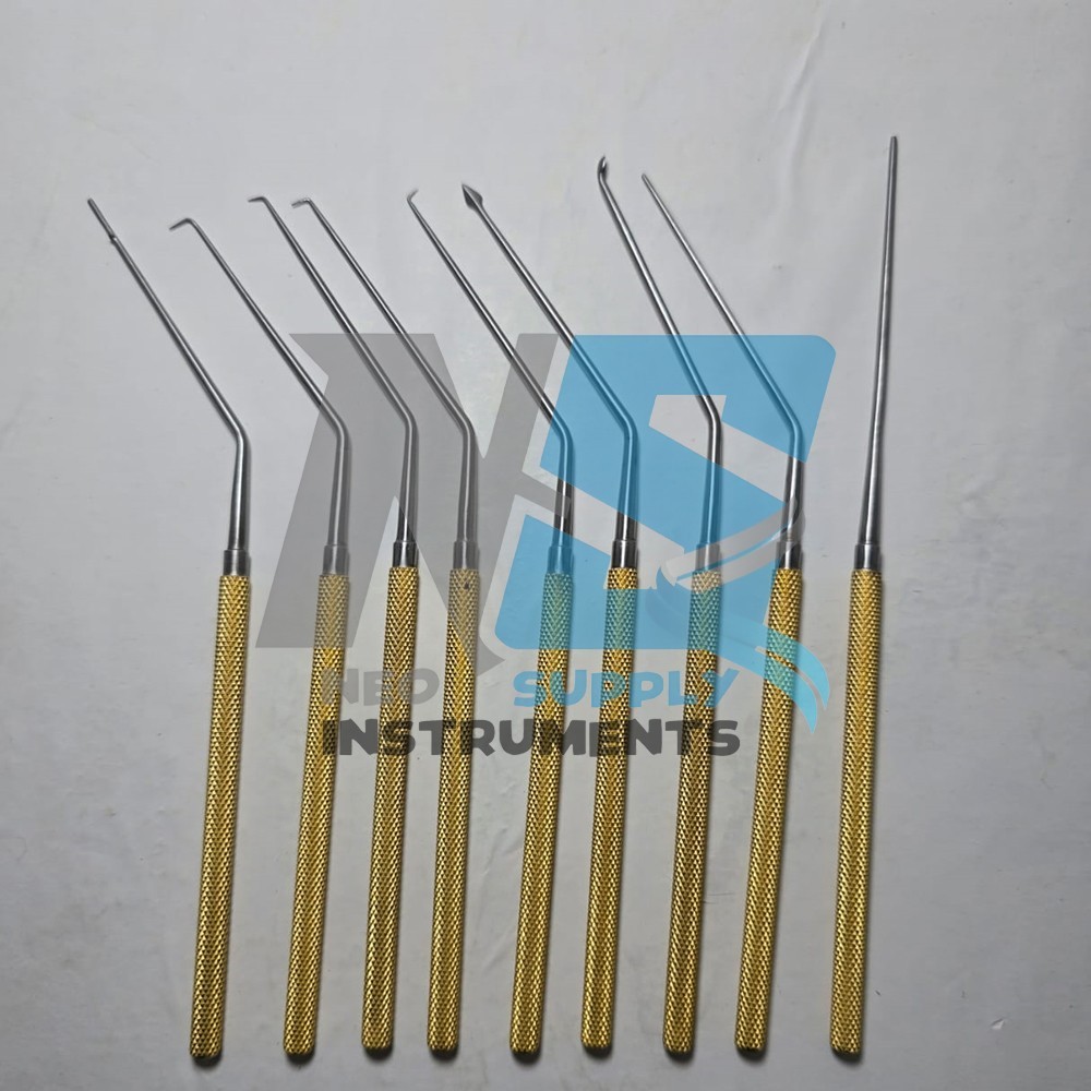 Stapedectomy Instruments Set Of 9 Instruments For Ear ENT Otology Surgery