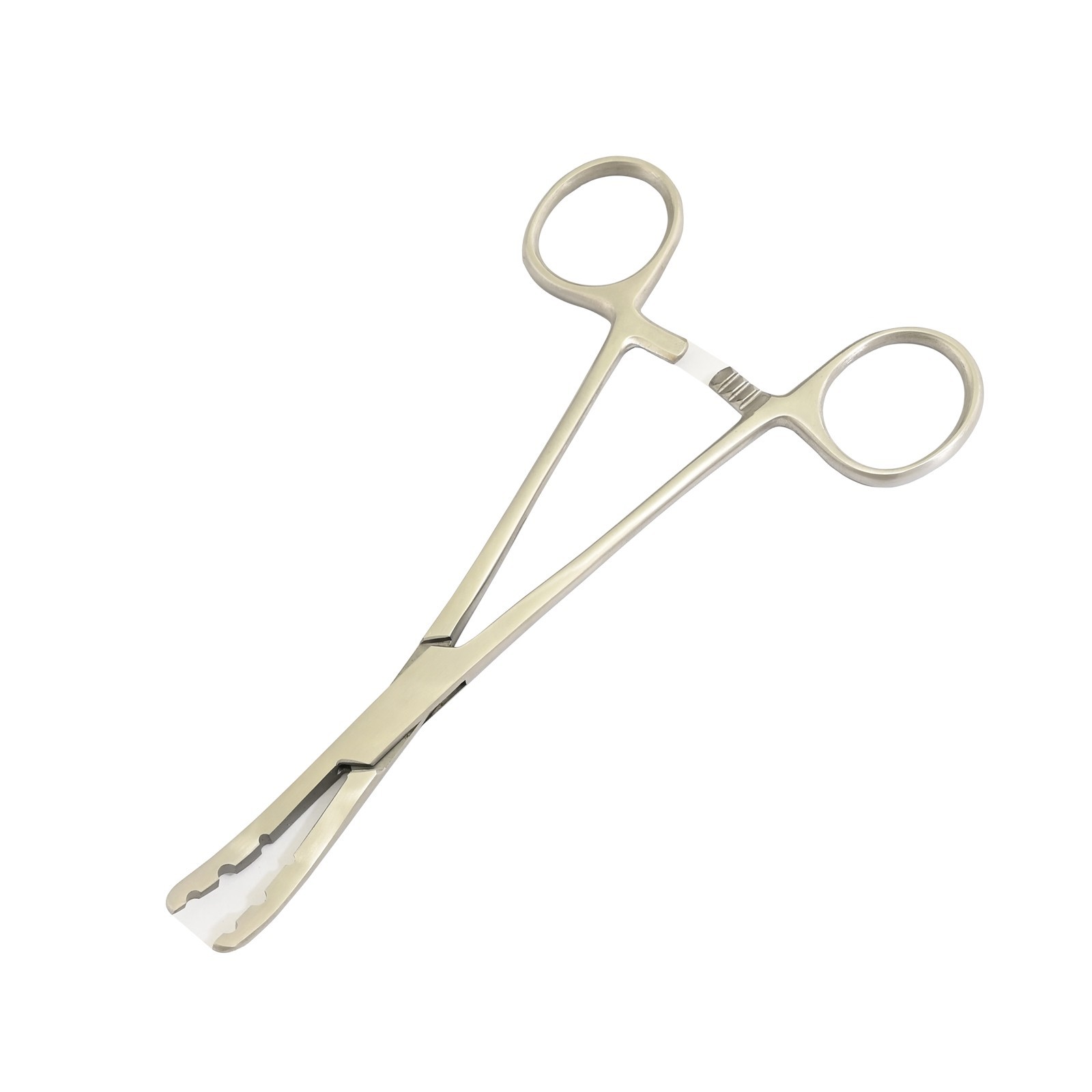 1 Pc Of Arterial fixation forceps 6.5” with 3 Holes Curved Surgical DS-2289
