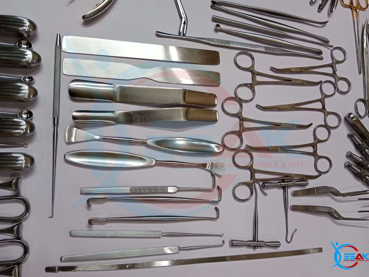 Basic Craniotomy & Laminectomy Surgical Orthopedic Spinal Instruments 78 Pcs Set