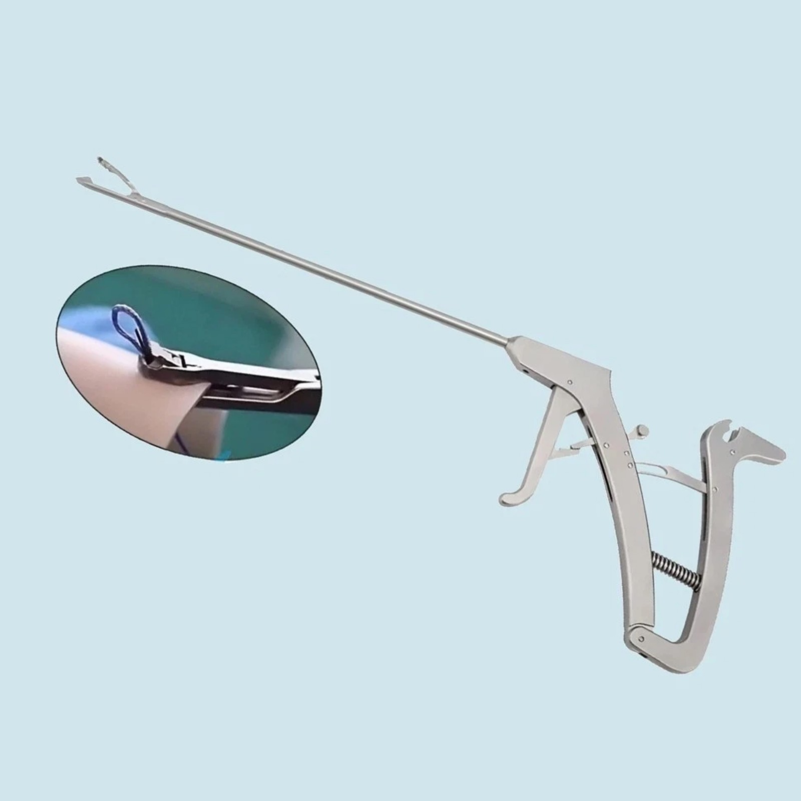 New Scorpion Knee Suture Passer Straight with 1 needle Arthroscopy Instruments