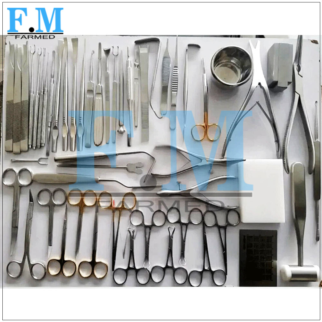 Rhinoplasty set of 53 Pcs, Nose Surgery Plastic surgery instruments