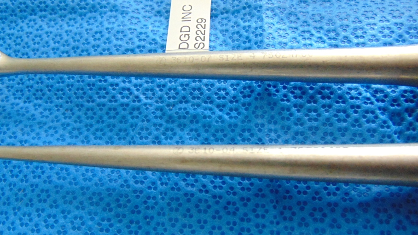 Lot Of 7 AcroMed & Codman Orthopedic Curettes Sizes 00, (2)1, 2, 3, 4 S2229z