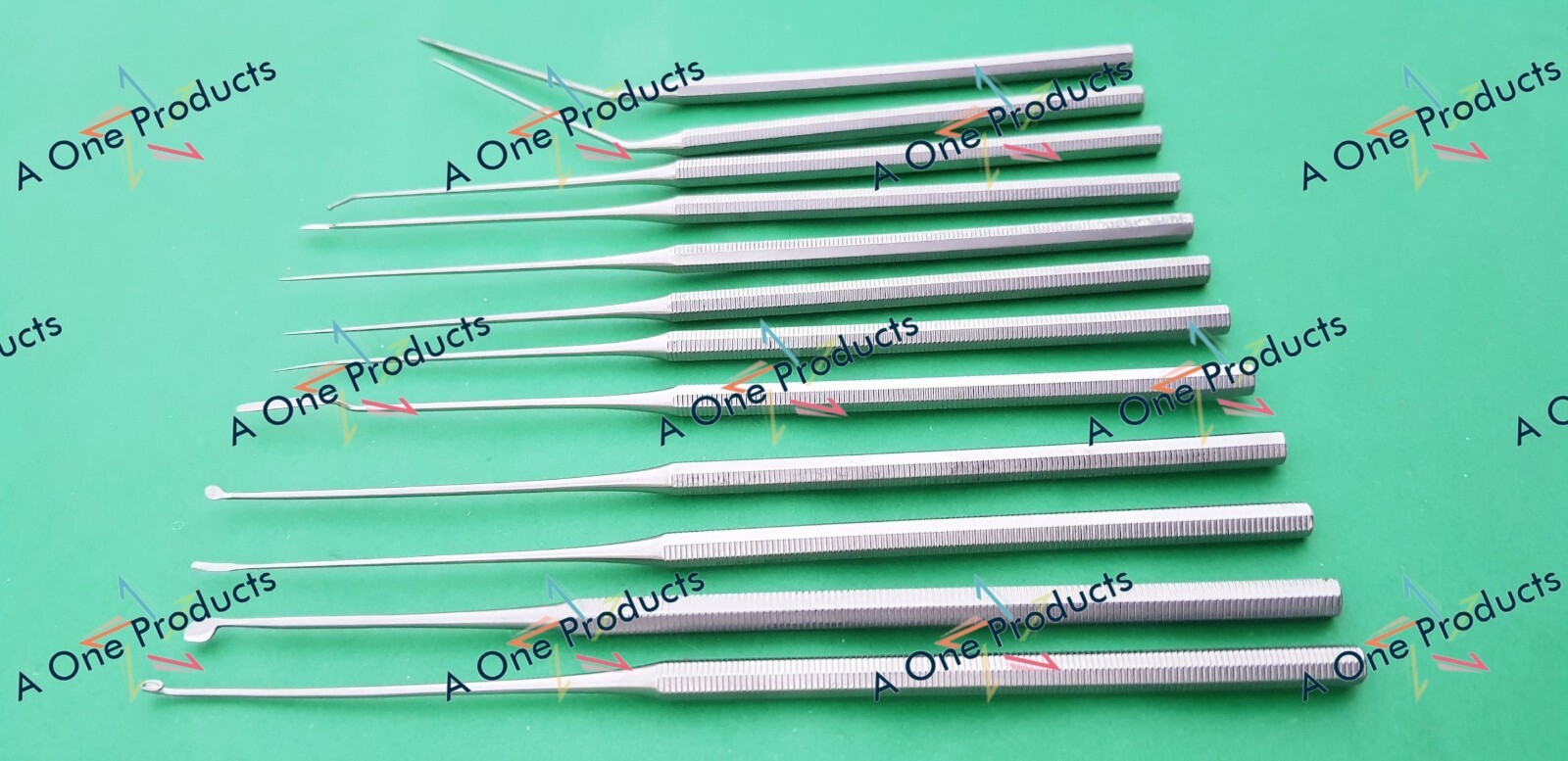Shea Ear Operation Micro Repositor Set of 12 Pcs Ent Fess Nasal Surgery