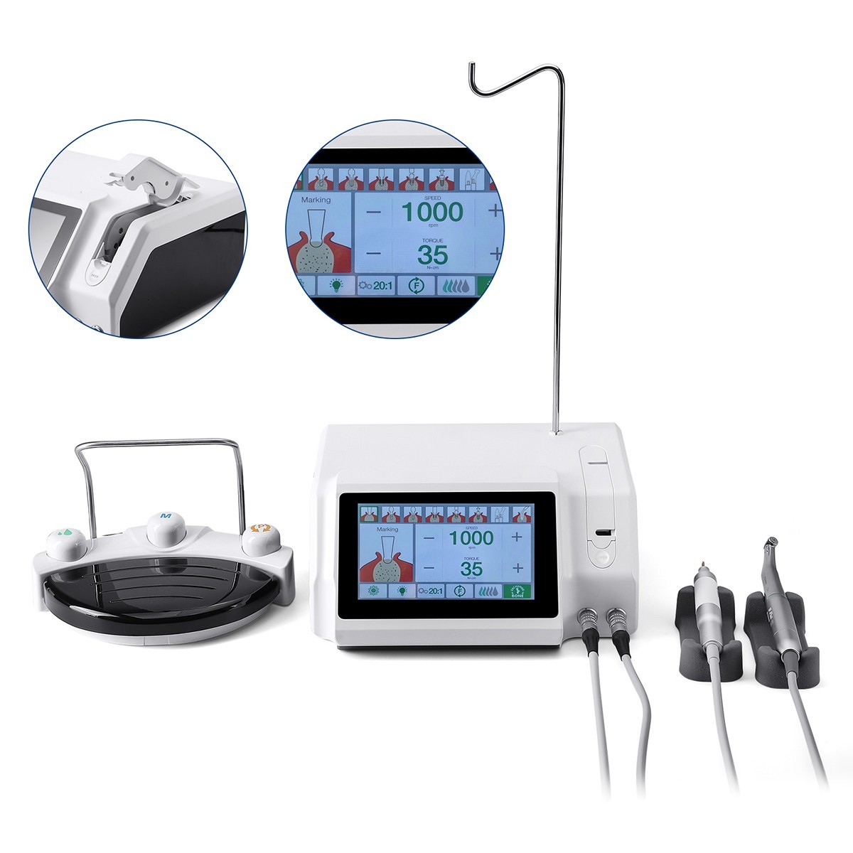 2-in-1 Device Dental Implant Ultrasonic Bone Cut Piezosurgery Unit Touchscreen