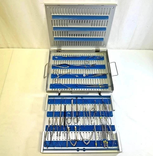 24Pc Ophthalmic Microsurgical Instrument Set Storz Rhein w/ Case Eye Surgery