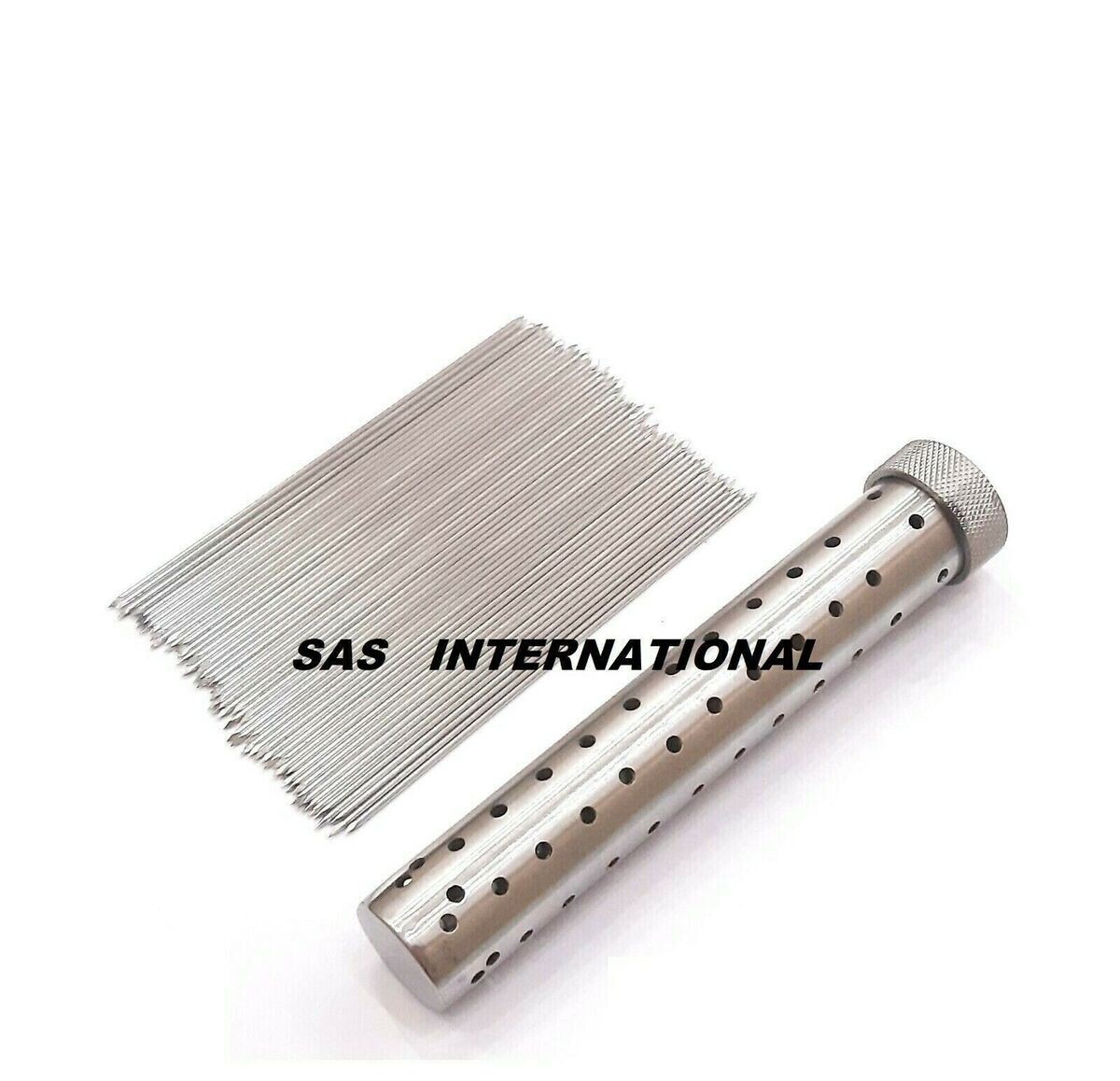 Double Ended K Wire Lot of 50 pcs with Container Surgical Instrument