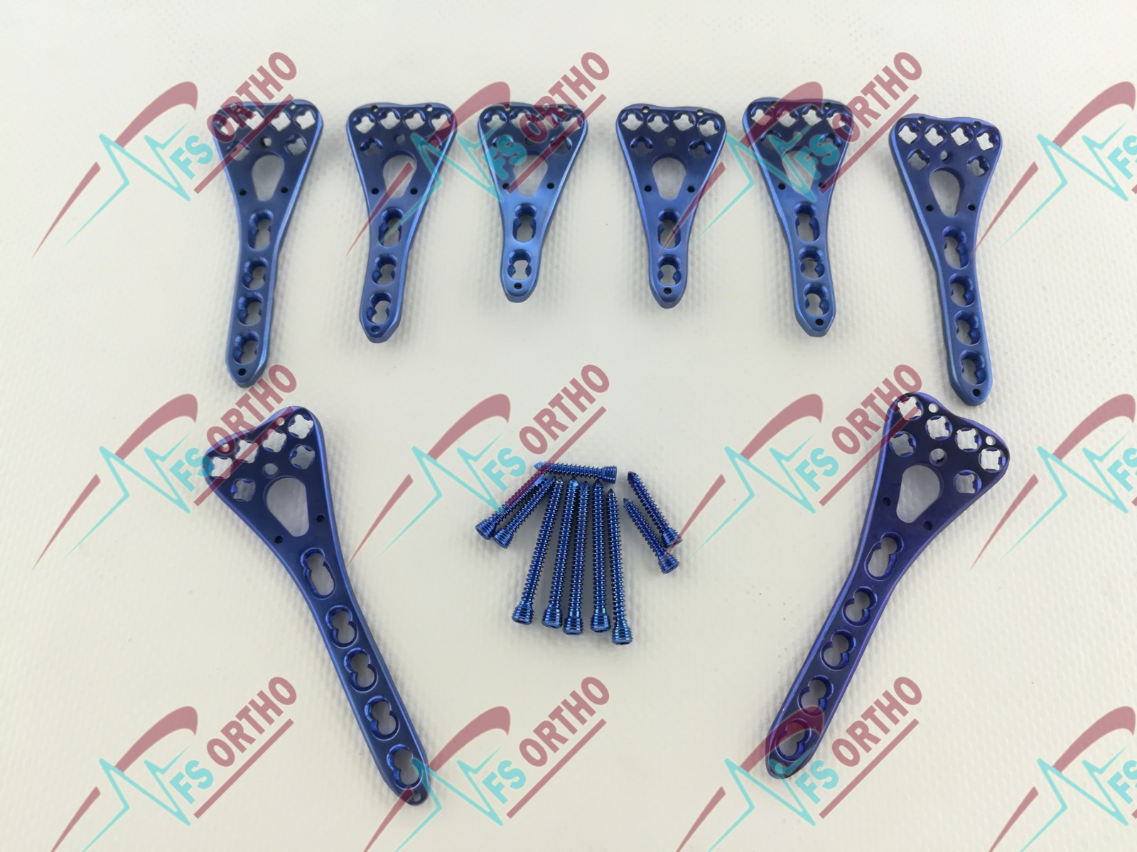 Distäl Radius Volar Locking 2 to 10 Holes L & R Plate with screw 92 pc SS 316L