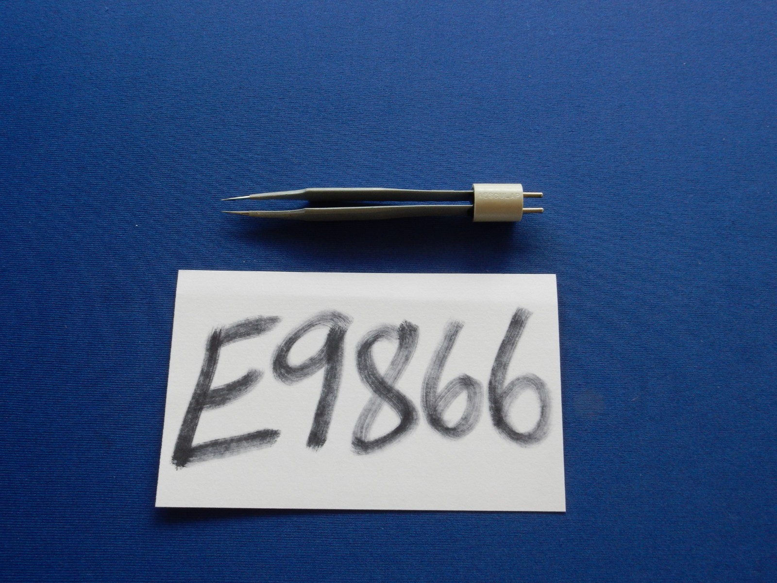 Aesculap US337 Jeweler 0.4mm Bipolar Forceps 4″