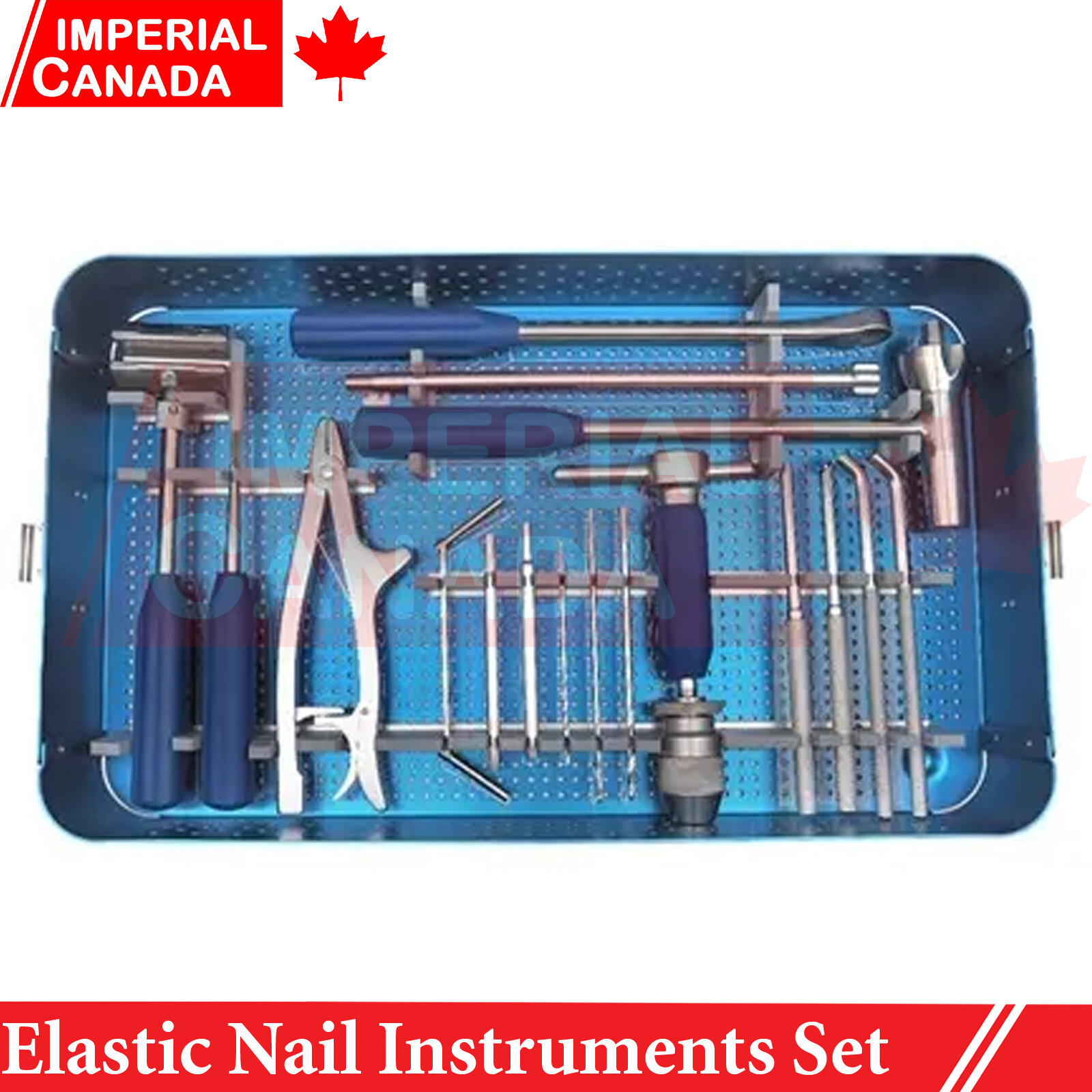 Elastic Nail Instruments Set German Made Stainless Steel DS-2312