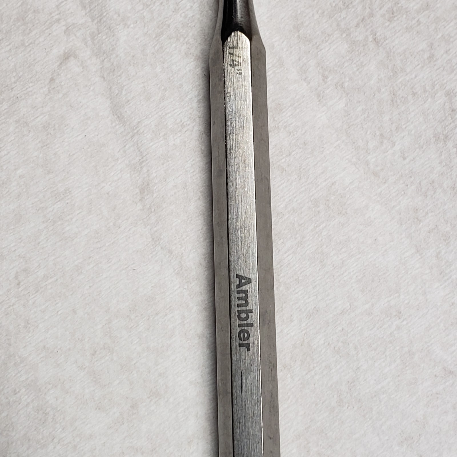 Ambler Chisel, Straight, 1/4 Wide, 6-3/4″ Length
