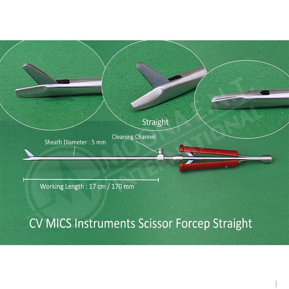 CV MICS Instruments Scissor Forceps Straight Cardiology Surgery Instrument