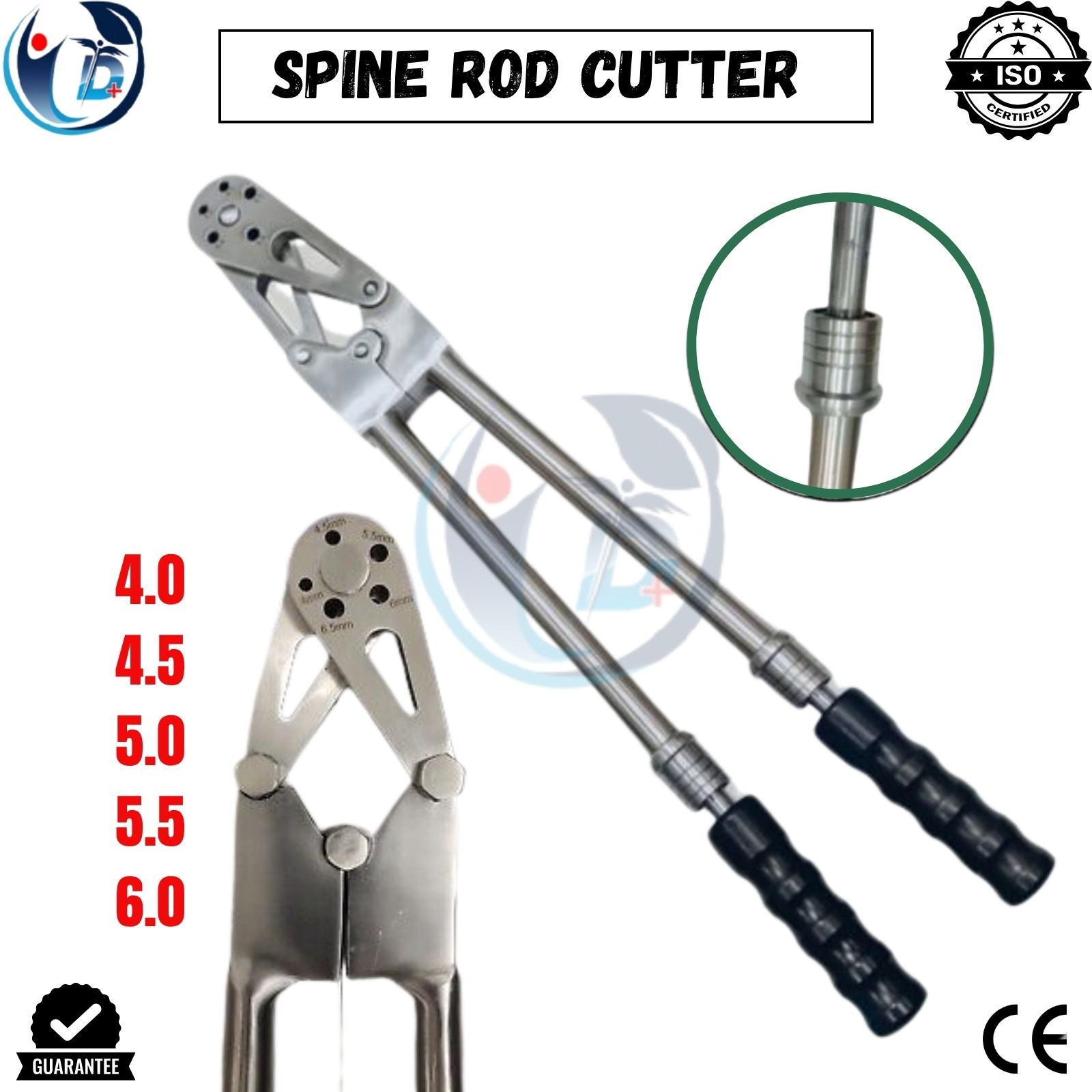 Hand Spine Rod Cutter – 6.0/5.5/5.0/4.5/4.0MM Orthopedic Instruments Top Quality