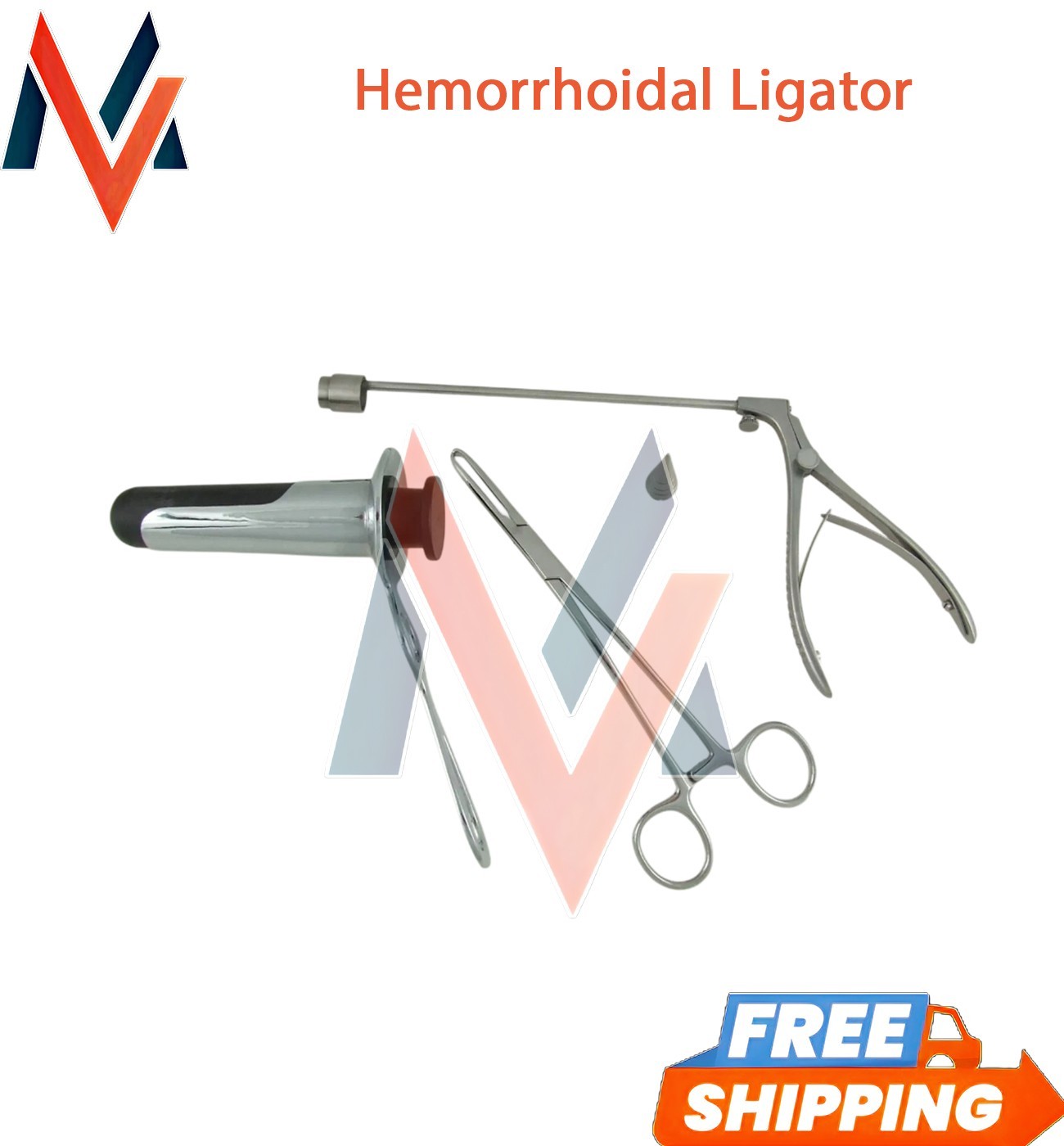 McGivney Hemorrhoidal Ligator Set with Rectal Instruments Complete